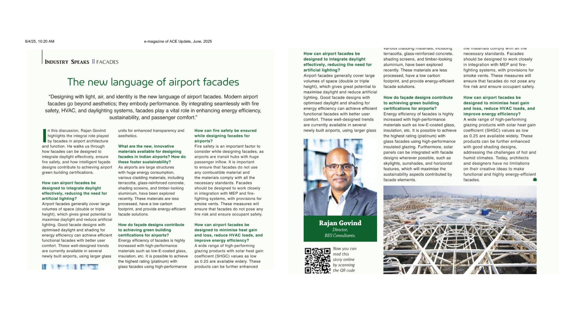 Sustainability in Airport Façades