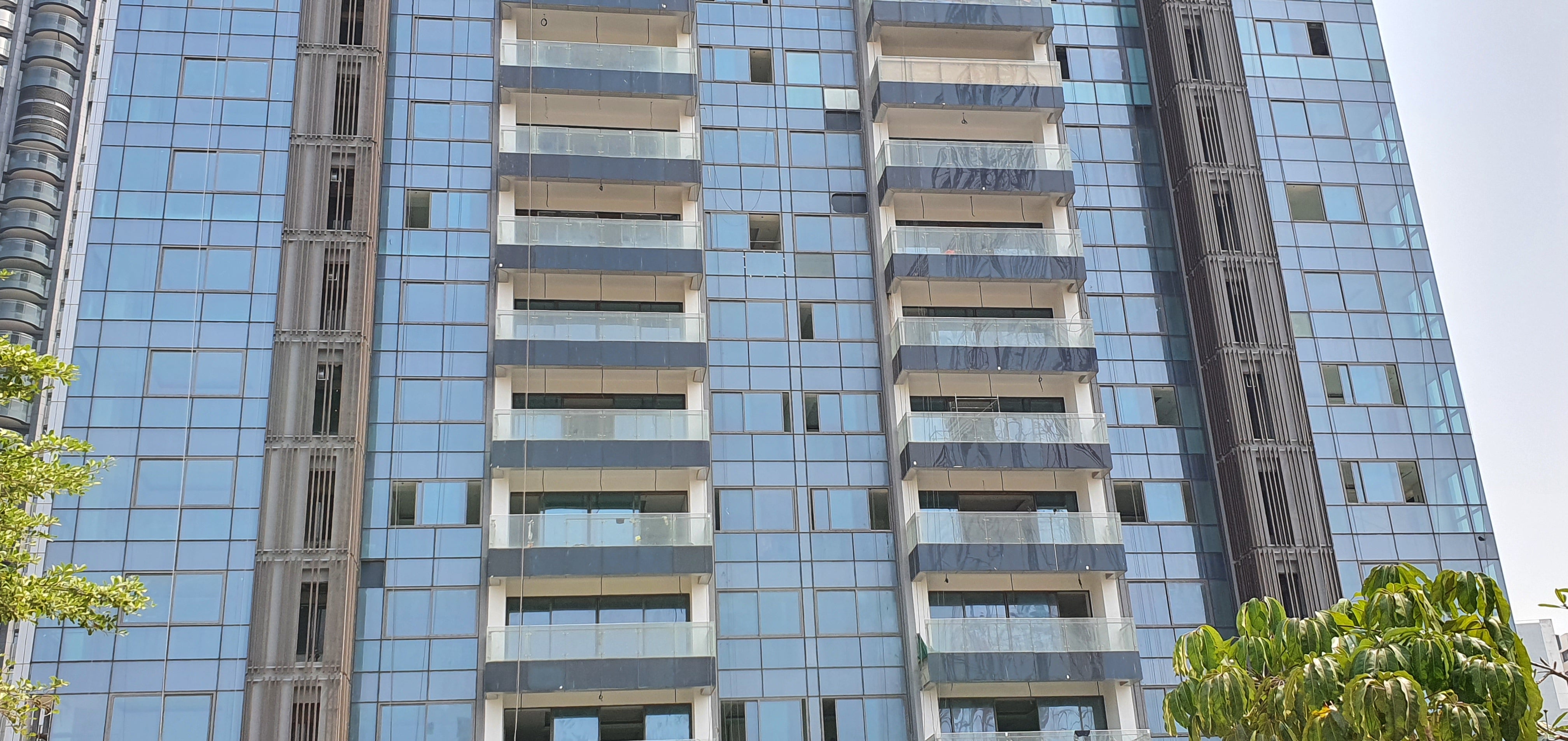 Tall buildings facades