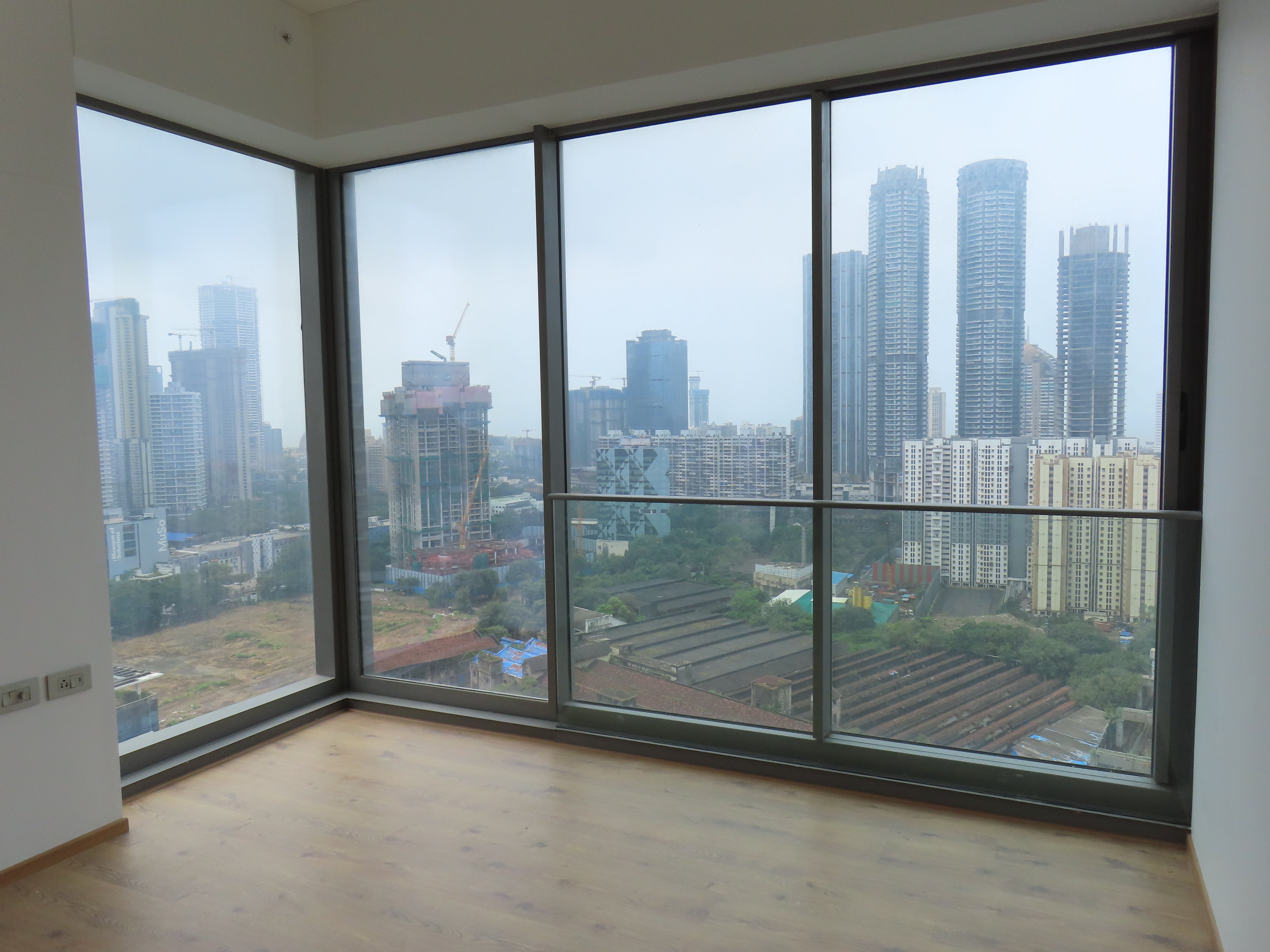 High rise towers window facades