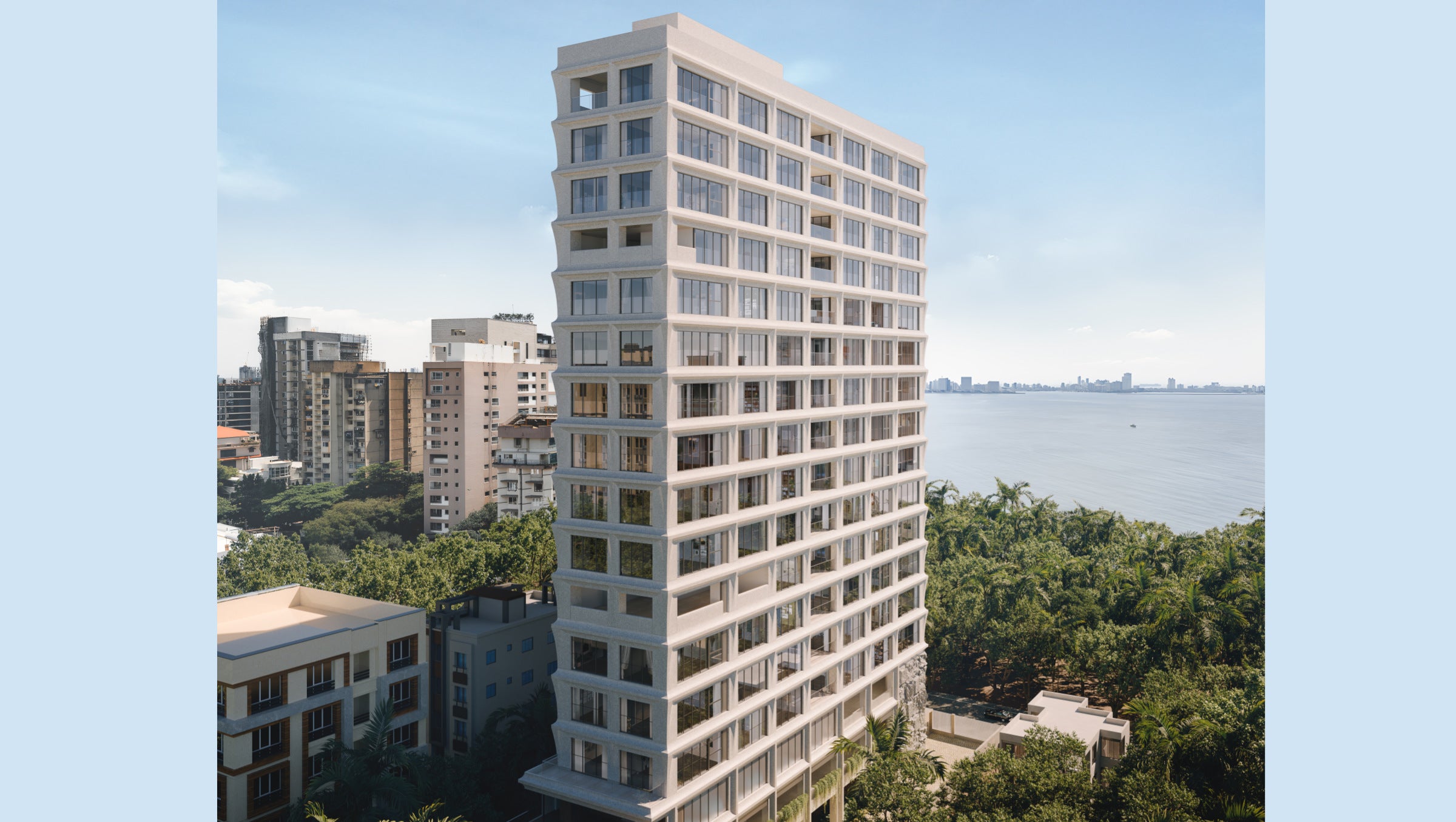 JSW ruparel residential façade