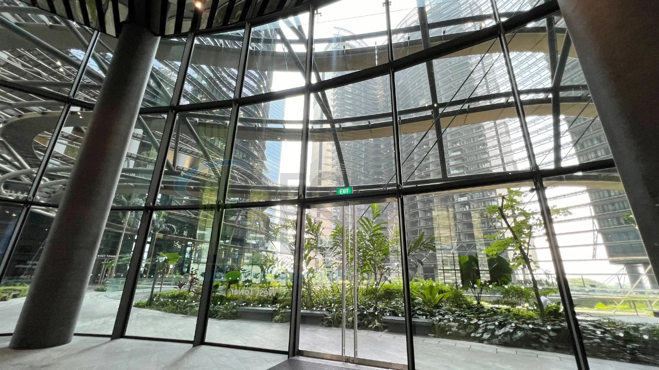 Steel framed glazing