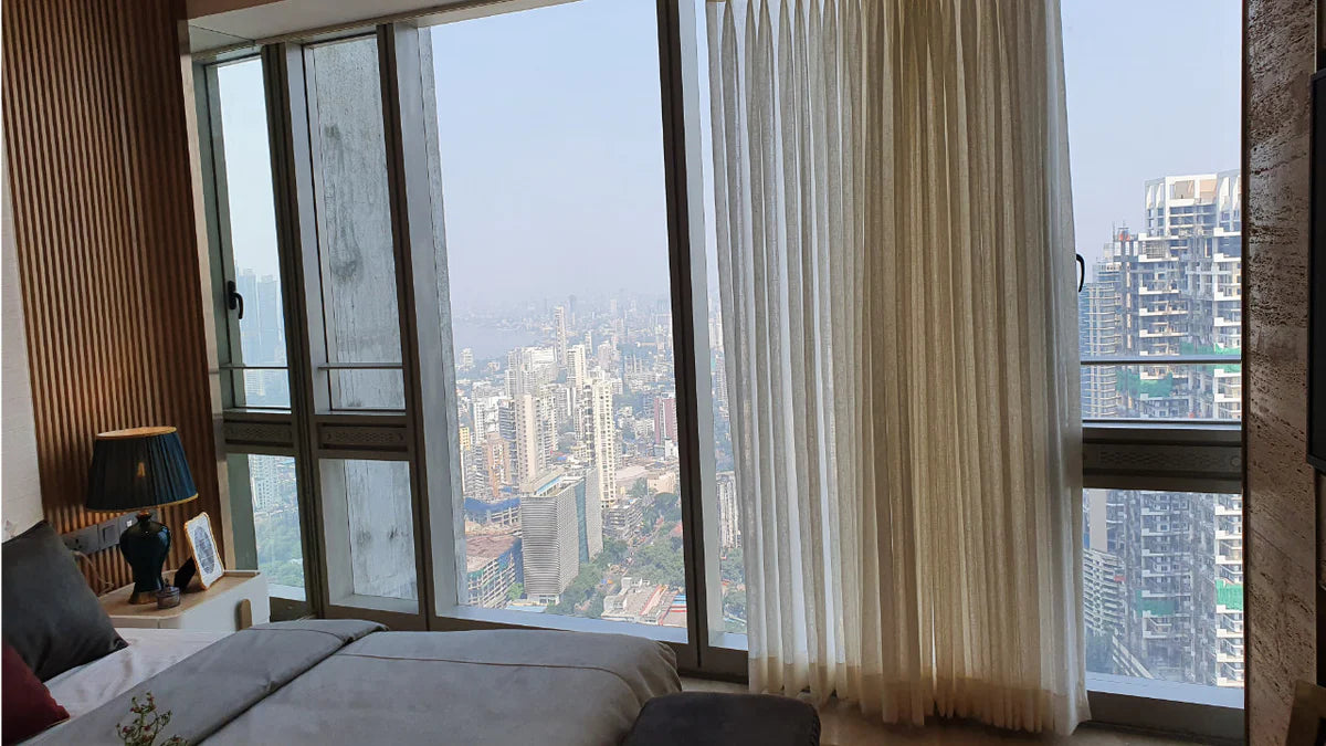 Glass façade residential