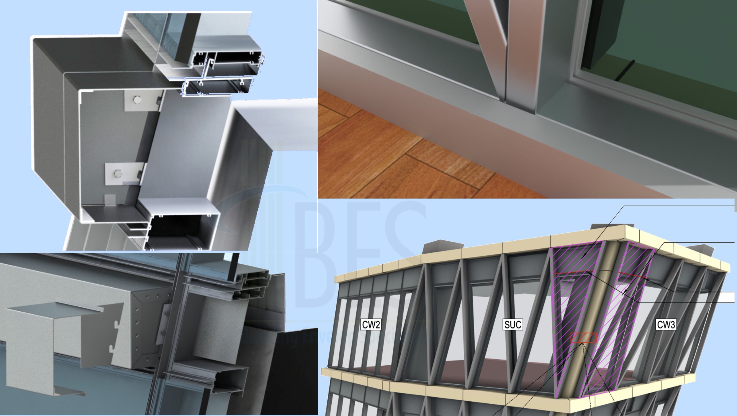 Architectural components and commercial building model – Best Commercial Building Kolkata by BES Consultants.