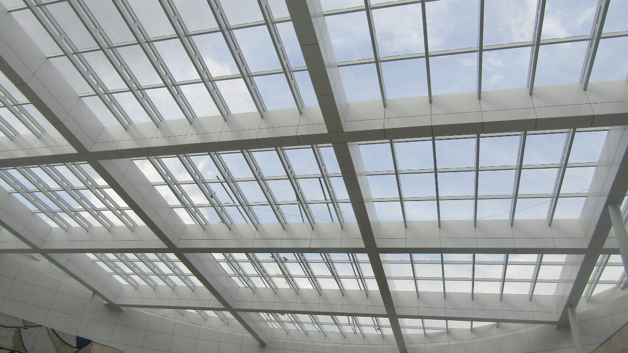 Biggest glass skylight