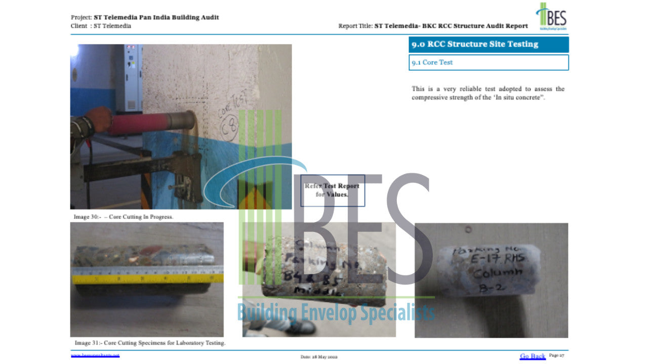 Building structural inspection