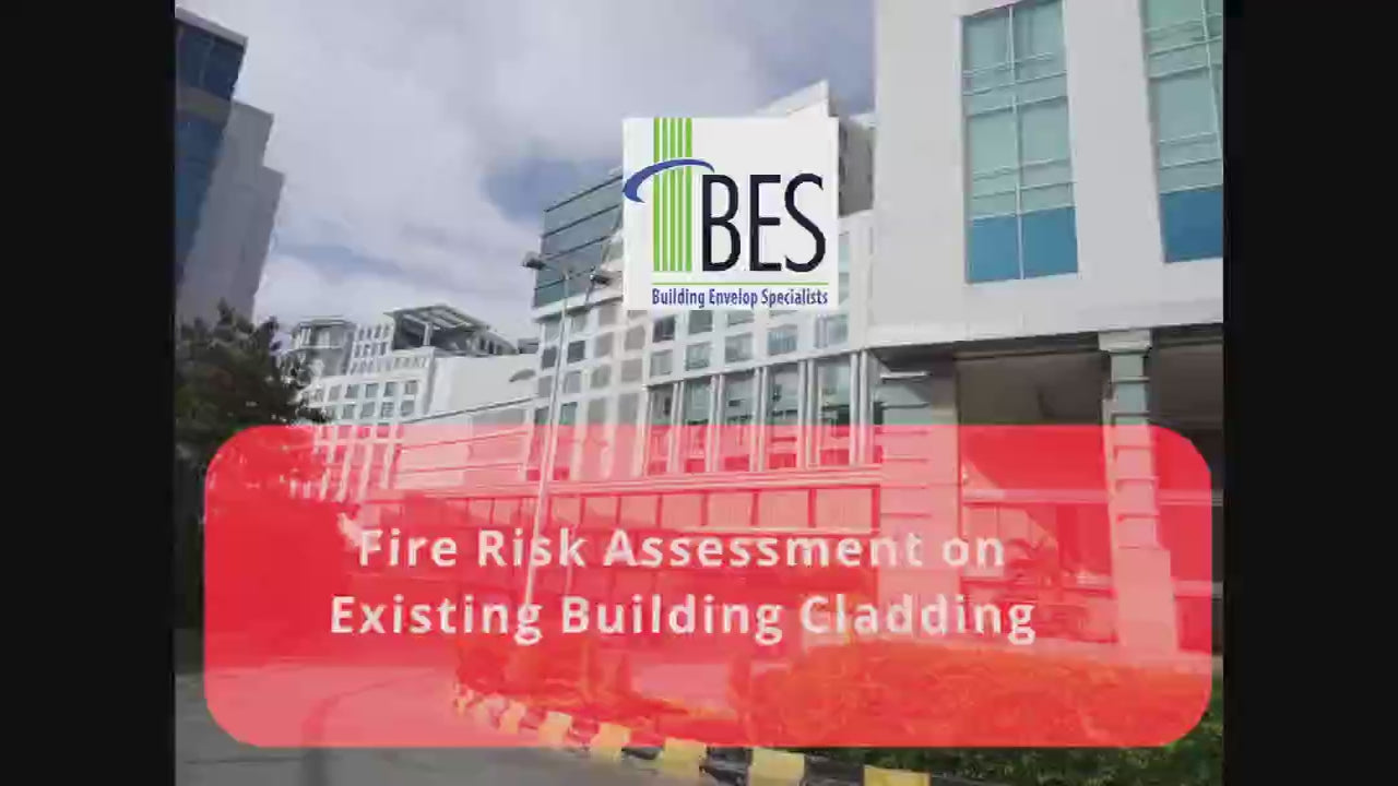 Load video: Fire risk assessment on existing building cladding