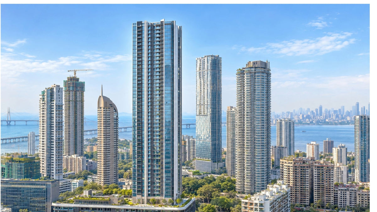 tall residential tower worli