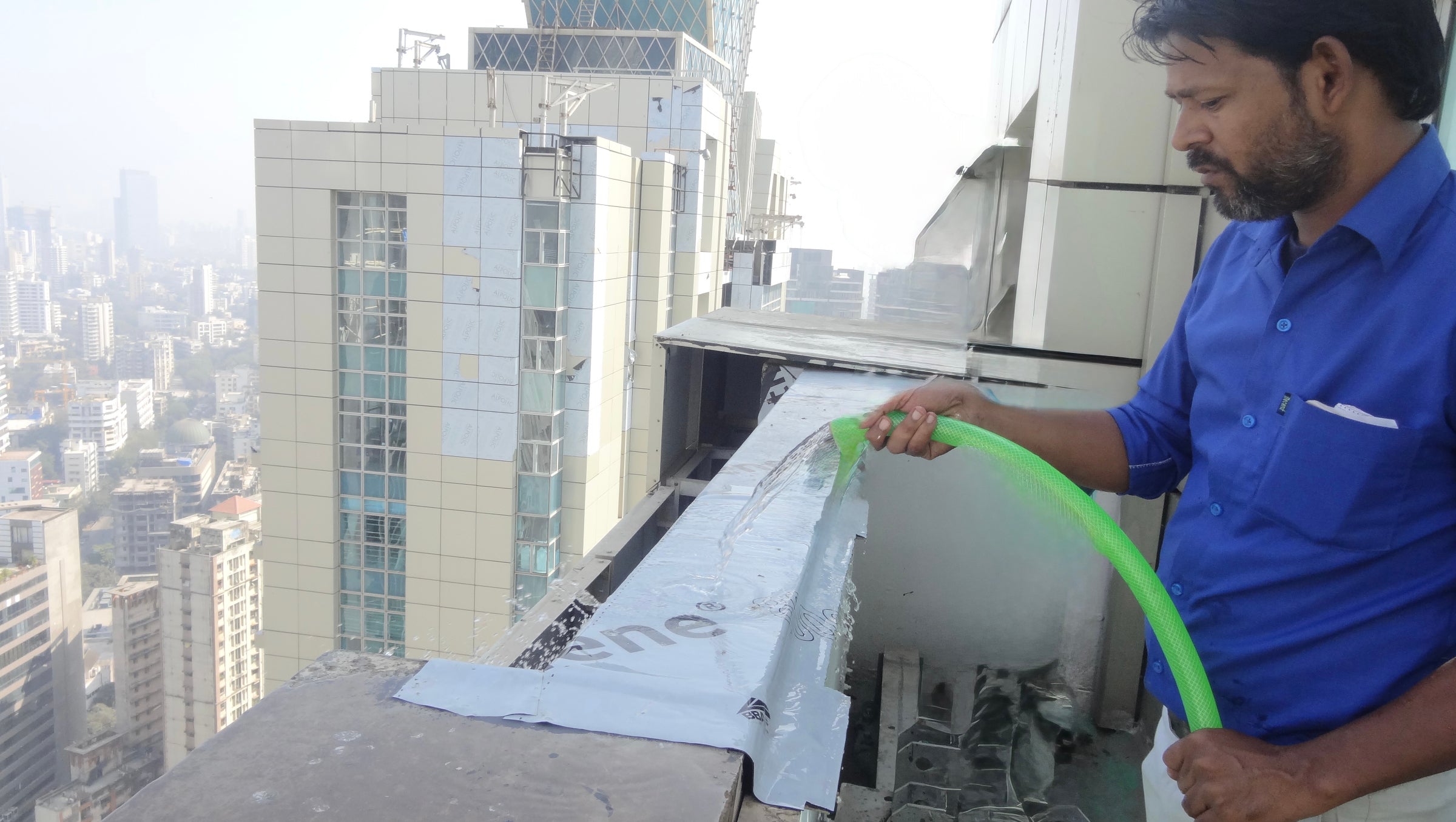 Water Testing By Bes Team at Site