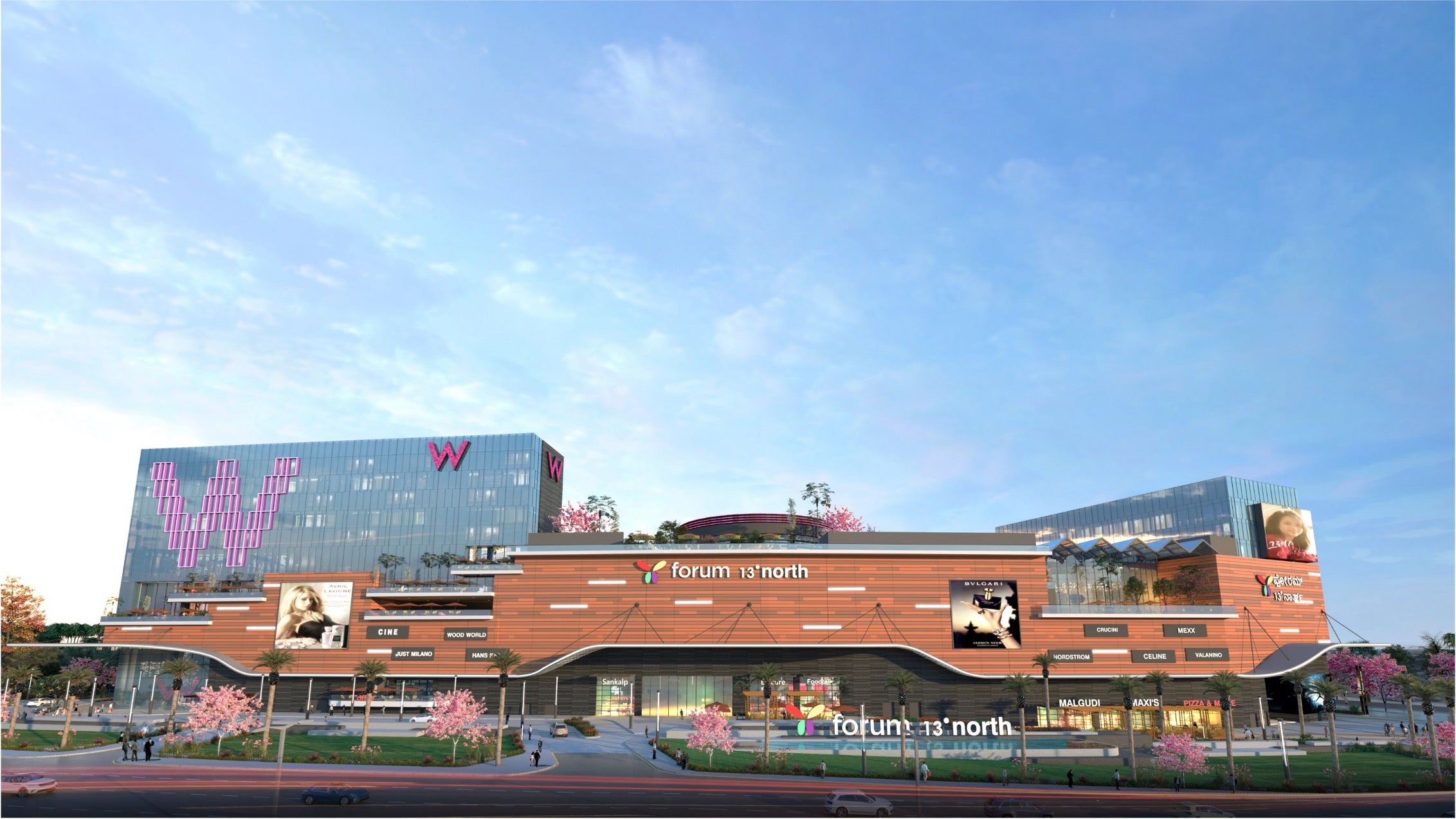W Hotel, Bangalore 3d Render 