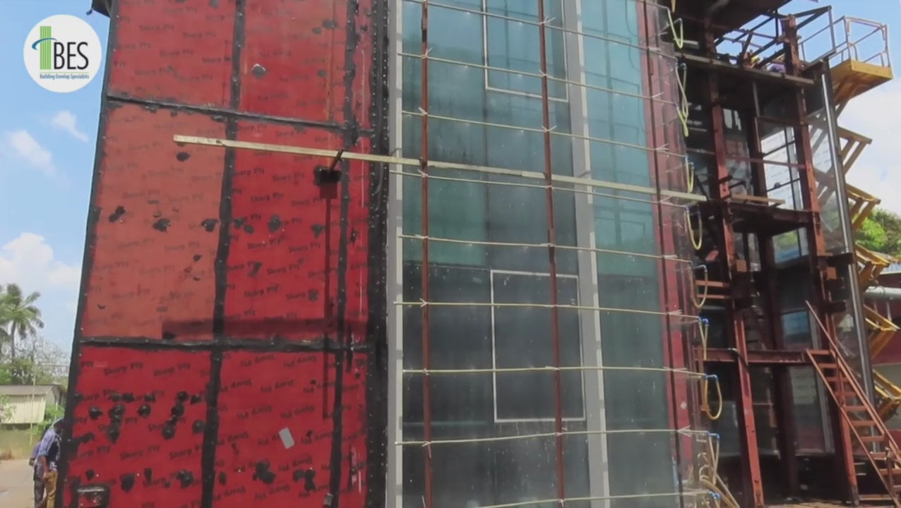 Load video: facade performance test